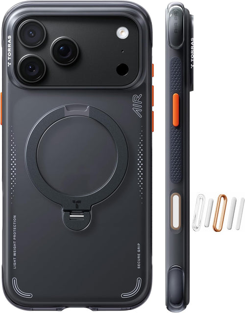 AirGuard Pro Magnetic Shockproof Case for iPhone with 360° Stand & Airbag Protection phone cover